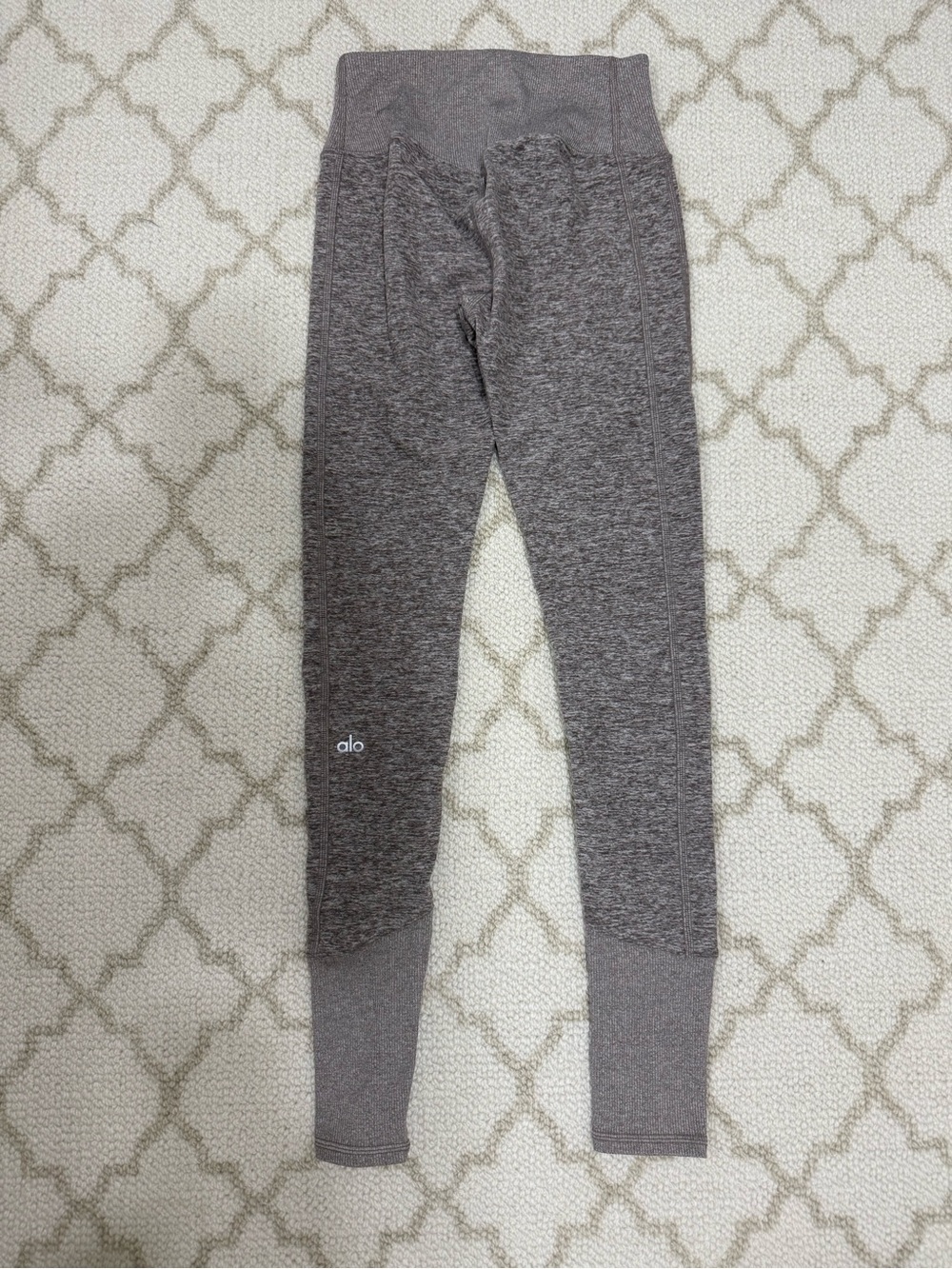ALO Yoga high waisted lounge Leggings in Heather Taupe small S